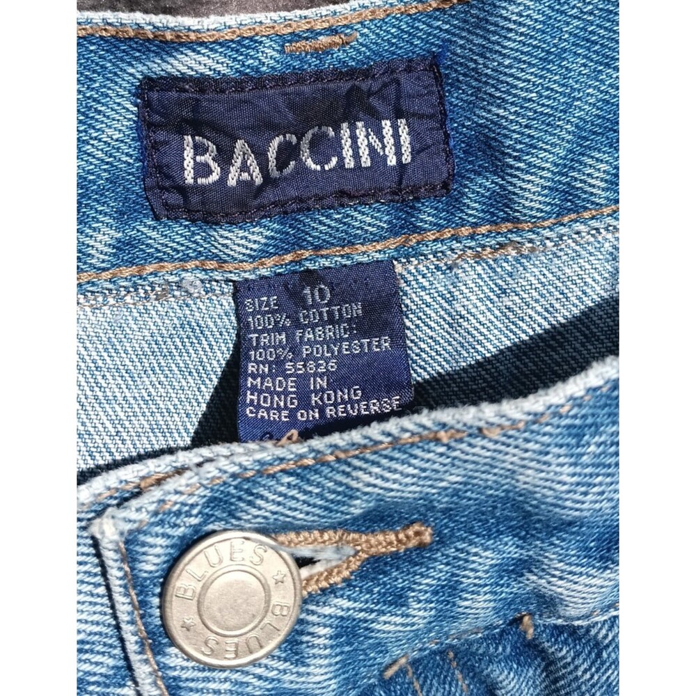 VTG Baccini Cow Print Vest & Matching Jeans Set Size 10 Western Rodeo Concert - Picture 5 of 12